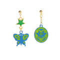 Anime JoJos Bizarre Adventure Earrings Kakyoin Noriaki Cherry Drop Earrings For Women Men Cartoon Cosplay Necklace Jewelry Gifts. 