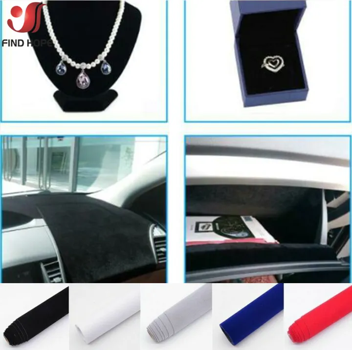 MultiColor%20Flocking%20Felt%20Self-adhesive%20Fabric%20DIY%20Jewelry%20Drawer%20Bag%20Decor%20Wallpaper%20Craft%20Roll%2020*15cm/20*145cm%20-%20Image%203