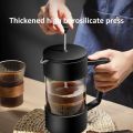 350/600/1000ML French Press Coffee Maker Pot Thickened Borosilicate Glass French Press Coffee Maker Multifunction Hand Punch Pot. 