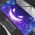 90x40cm Mouse Pad Gamer Large Computer Notebook Pc Mousepad xxl Carpet Gaming Accessories P-Pokemons G-Gengar Keyboard Desk Mat. 
