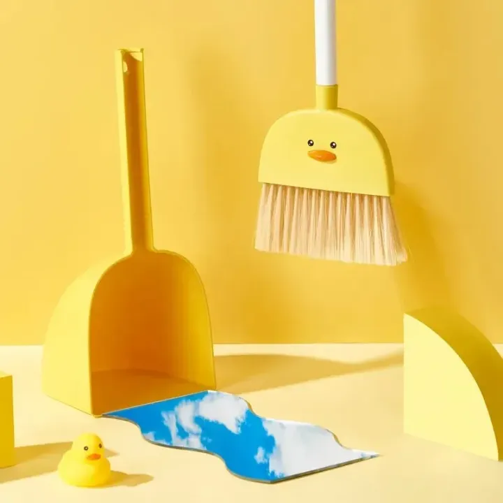 Food%20grade%20PP%20Children's%20Mini%20Broom%20Dustpan%20Set%20Three%20Piece%20Suit%20Baby%20Sweeping%20Cleaning%20Tools%20Toddler%20Toy%20Combo%20Small%20Size%20-%20Image%203