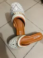 Pakistani Design Nagra Shoes for Ladies and Girls. Half Nagra Juttie gorgeous Design. 