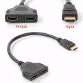 Hdmi Compatible Splitter Cable Video Switch Adapter Output Hub X Box Ps3 4 Dvd Hdtv Pc Laptop TV Hd 1080p 1 Input 2. 