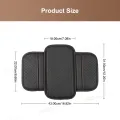 SEAMETAL Car Arm Rest Cover Cushion Wear-Resistant Center Console Box Protector Anti Slip Armrest Box Pad with Storage Pocket. 