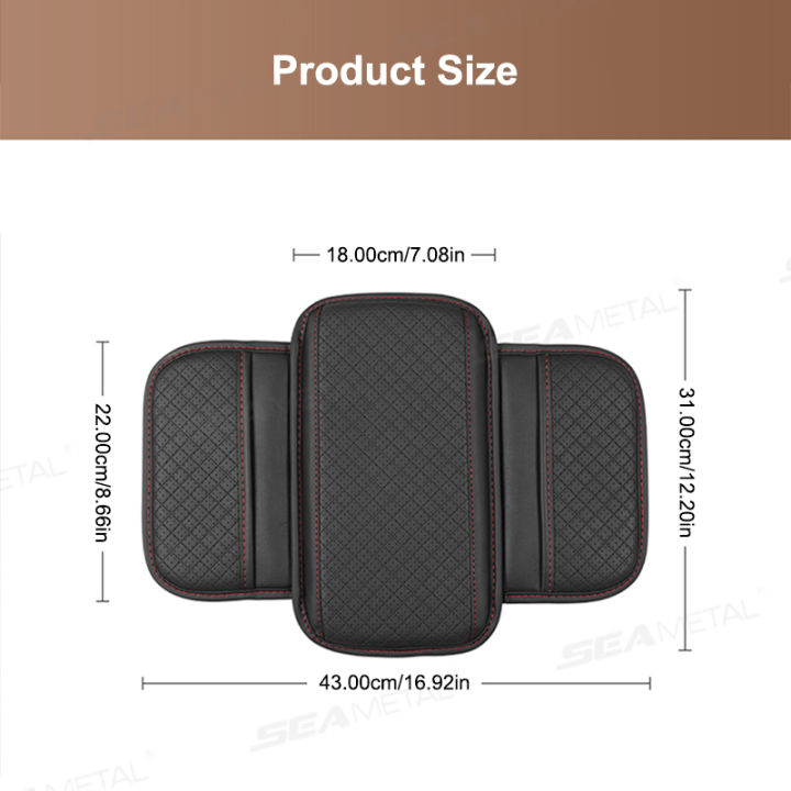 SEAMETAL%20Universal%20Car%20Arm%20Rest%20Cushion%20PU%20Leather%20Breathable%20Center%20Console%20Box%20Cover%20Anti%20Scratch%20Armrest%20Box%20Protector%20Cover%20-%20Image%204