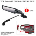 Motorcycle Wing Mirrors Adjustable Rotating Rearview Side Mirror For BMW S1000RR Honda CBR YAMAHA YZF R6 R1 R25 R3 R125 R15. 