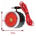 DC 12V Wired Mini Horn Siren Home Security Sound Alarm System 105dB Anti-theft Alarm Horn Wired Durable Alarm For Home Security.