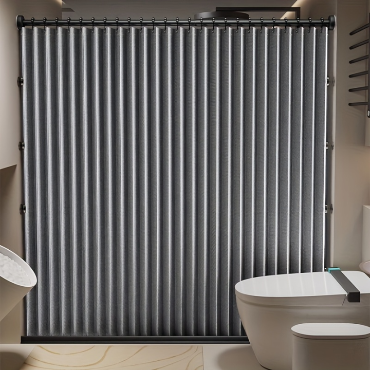 Magnetic%20Folding%20Shower%20Curtains%20Polyester%20Waterproof%20Fabric%20Shower%20Curtains%20Suitable%20for%20Family%20Bathroom%20Use%20-%20Image%206