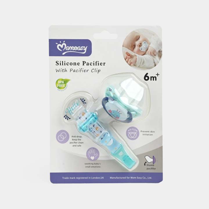 Momeasy%20BPA-Free%20Silicone%20Pacifier%20with%20Clip%20-%206m+%20-%20Image%202