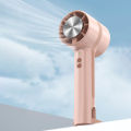 Portable 2000mah Air Conditioner 3 Gears Electric Personal Fan Handheld Mini Fan with Hook for Outdoor Travel Camping. 