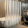 1pc Waterproof Clear Crystal Shower Curtain Liner with Bottom Magnets, Plastic Bathroom Curtain for Bathtubs Bathroom Partitions.