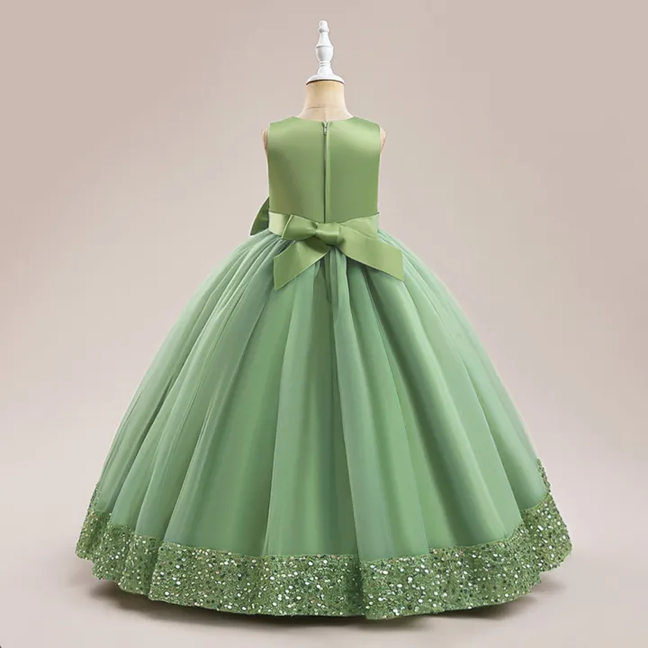 Teen%20Girls%20Luxury%20Big%20Bow%20Evening%20Gown%20Wedding%20Bridesmaid%20Party%20Dress%20For%20Girl%20Kids%20Sequin%20Princess%20Birthday%20Dresses%20Summer%20Wear%20-%20Image%207