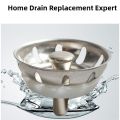 1Pcs Sink Strainer Stainless Steel Kitchen Sink Stopper Anti-Clogging Drain Cover 50mm Sealing Umbrella Filter Replacement. 