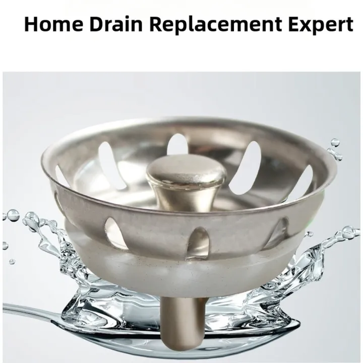 1Pcs%20Sink%20Strainer%20Stainless%20Steel%20Kitchen%20Sink%20Stopper%20Anti-Clogging%20Drain%20Cover%2050mm%20Sealing%20Umbrella%20Filter%20Replacement%20-%20Image%202