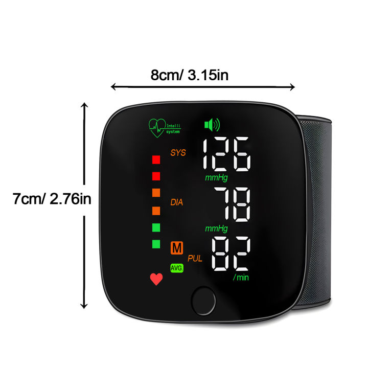 Portable%20Digital%20Wrist%20Blood%20Pressure%20Monitor%20Sphygmomanometer%20USB%20Tonometer%20Tensiometer%20Heart%20Rate%20Meter%20BP%20Monitor%20-%20Image%202