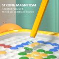 Magnetic Drawing Board for Kids Large Doodle Board with Magnet Beads and Pen Cute Crab Montessori Toys Gift. 