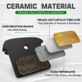 IIIPRO Bike Brake Pads Ceramic MTB Road Bicycle Disc Pad Wear-resistant Heat Dissipation Bike Cycling Hydraulic Disk Brake Parts. 