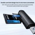 Lexar Micro SD Card Reader 2 in 1 Dual Card Slot USB3.2 Gen1 High Speed Read TF/SD Memory Card RW300U Cards Reader.