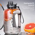 1.2L/1.7L Large Capacity Ton Bucket Water Bottle Large Belly Cup Fitness Sports Water Bottle Portable Plastic Space Cup. 