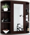 Multipurpose Mount Wall Mirror Bathroom Storage Cabinet Durable Modern Nice Organizer Toilet Paper Holder Towels Shampoo Racks Stand Display Large Big Space...by A M Furniture. 