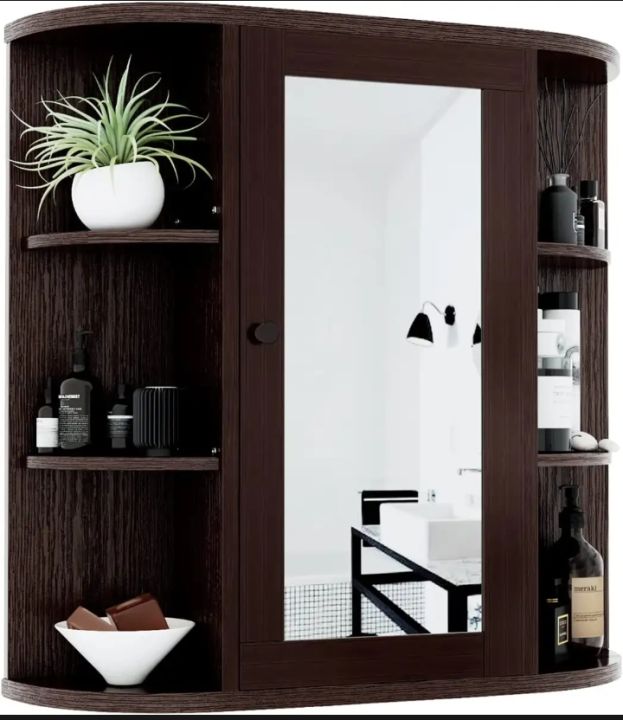 Multipurpose%20Mount%20Wall%20Mirror%20Bathroom%20Storage%20Cabinet%20Durable%20Modern%20Nice%20Organizer%20Toilet%20Paper%20Holder%20Towels%20Shampoo%20Racks%20Stand%20Display%20Large%20Big%20Space...by%20A%20M%20Furniture%20-%20Image%204