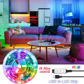 RGB 5050 Led Lights for TV 3 Key Control Led Strip USB 5V Tape Lights for TV Backlight Home Party Decoration Flexible Ribbon. 