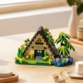 479PCS Forest Cabin Mini Building Blocks Set City Street View Greenhouse Windmill Tree House DIY Model Birthday .