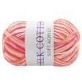 Wool and wool 3 ply 50g Milk Cotton Yarn Double Knitting Crochet Soft Baby Cotton Wool Yarn Hand Knitted Yarn DIY Craft Knit. 