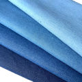 Washed Denim Fabric Cotton Blue Solid Color Thin Light DIY Handmade Dolls Clothing Jeans Skirt Jacket Bag Needlework Material. 