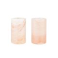 Himalayan pink salt tequila shot glass (set of three). 