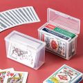 Playing Card Transparent Plastic Storage Box Ultraman Game Card ID Card Card Card Card Business Card Storage. 