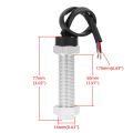 1pc 16mm Hall Sensor for Tachometer Pulse Signal Speedometer Speed Sensor M16 Three Wires Hall Magnetic Induction Sensor. 