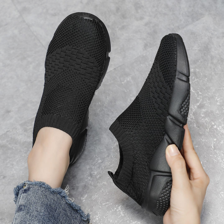 Sneakers%20Women%20Shoes%20Knitting%20Sock%20Sneakers%20Women%20Slip%20On%20Laides%20Walking%20Shoes%20for%20Woman%20Loafers%20Flats%20Tenis%20Famela%20Plus%20Size%20-%20Image%202