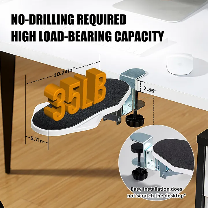 1%20PC%20Computer%20Arm%20Support%20Bracket%20Suitable%20for%20Office%20Desk%20Adjusted%20To%20Rotate%20Wrist%20Support%20Bracket%20Extension%20Tray%20for%20Home%20Use%20-%20Image%205