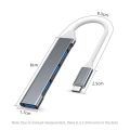 4Port Type c or USB Hub Splitter Multiport HUB USB 3.1 Hub High Speed 5Gbps 4 USB 3.0 2.0 Ports Aluminium Aase Smart USB Hub. 