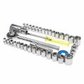 New 40 pieces Car/Motorcycle Socket Set | Original 40 Piece Toolkit Tool kit Combination Socket Ratchet Wrench Set Tool Kit Toolkit Goti Set Ring Spanner Pana Set Screw Driver Bit Set Hand Toolkit Tools Kit Car Bike Cycle Repairing Hand Tool kit Toolkit. 