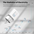 tuya Smart Plug Zigbee EU 16A/20A Smart Socket With Power Monitor Timing Voice Control Works Whit Alexa  Home Alice. 