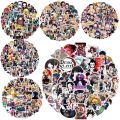 50pcs Various Demon Slayer Anime Stickers Waterproof   Phone Case Kawaii Sticker Pack Cute Laptop Skin Aesthetic Sticker. 