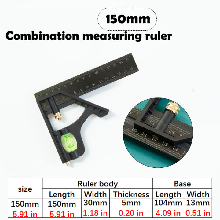150/200/250mm%20Multifunctional%20Combination%20Movable%20Ruler%20Protractor%20Angle%20Ruler%20Level%20Aligner%20Inclinometro%20Woodworking%20Tools%20-%20Image%208