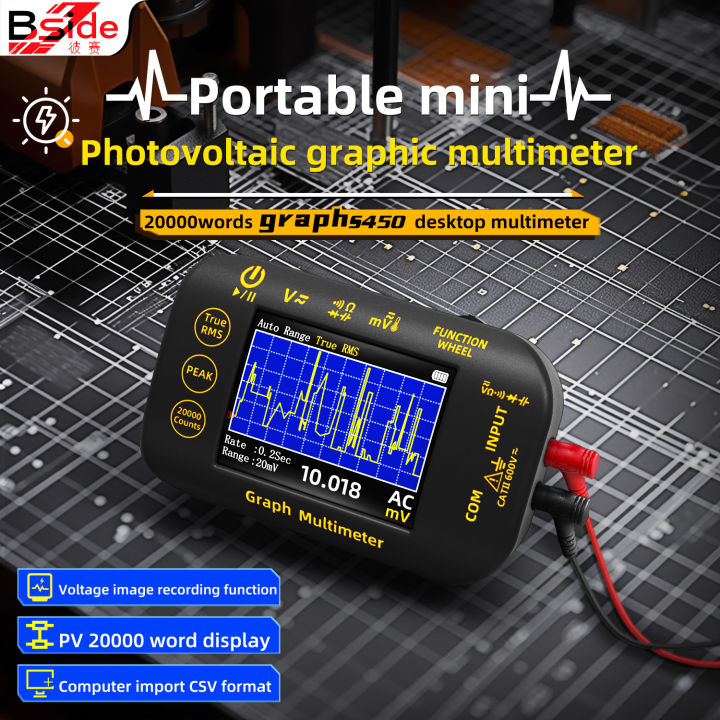 Intelligent Digital Multimeter 20000 Counts Voltage Real Time Waveform ...