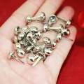 10Pcs 10mm Metal Bag Two-legged Nails Rivet Buckles Handbag Decorative Clasps DIY Leather Luggage Hardware Accessories. 