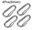 4Pcs Carabiner Travel Kit Camping Equipment Alloy Aluminum Survival Gear Camp Mountaineering Hook Outdoor Carabiner GYH. 
