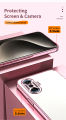 For Redmi K40 Gaming/Xiaomi POCO F3 GT Phone Case, Electroplated Transparent Silicone Soft Shell Back Cover. 