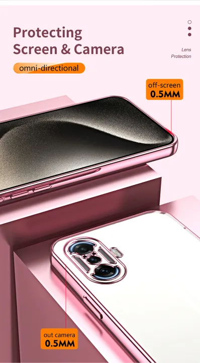 For%20Redmi%20K40%20Gaming/Xiaomi%20POCO%20F3%20GT%20Phone%20Case,%20Electroplated%20Transparent%20Silicone%20Soft%20Shell%20Back%20Cover%20-%20Image%207