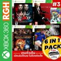 WWE2K17 + hitman + Mortal Kombat + FIFA Street + mighty No. 09 + limbo 6in1 pack includes Xbox360 game (Xbox360 RGH system only). No game disc can be plugged into the player. 32GB flash drive. 