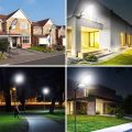 1000W LED Solar Lights Outdoor Garden Street Light With Motion Sensor and Remote Control 3Modes Waterproof Wall Light for Garage. 
