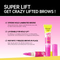 Super Lift Brow Glue Lamination Gel Crazy Lift Brow Long-lasting Strong Hold & Built-In Styling Comb Clear Eyebrow Gel Cosmetics. 