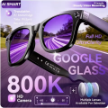 New 800W Camera AI Glasses Men Color-Changing Smart Translation Glasses Photo Video Recording Waterproof Call Smart Sunglasses. 