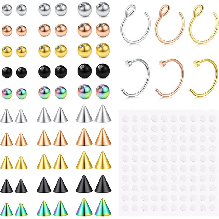 Fake%20Eyebrow%20Ring%20Fake%20Lip%20Labret%20Studs%20Replacement%20Balls%20Spike%20with%20100pcs%20Sticker%20Non-Piercing%20Body%20Jewelry%20Fake%20Skin%20Piercing%20-%20Image%206