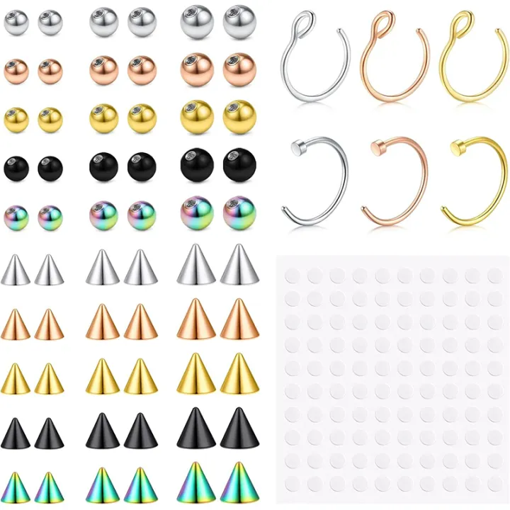 Fake%20Eyebrow%20Ring%20Fake%20Lip%20Labret%20Studs%20Replacement%20Balls%20Spike%20with%20100pcs%20Sticker%20Non-Piercing%20Body%20Jewelry%20Fake%20Skin%20Piercing%20-%20Image%206